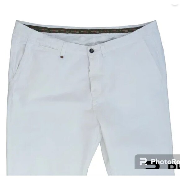 Wenceslao Motta Off-White Mens Chino Twill Cotton Pants Sz. 44x34.5 - Picture 4 of 5